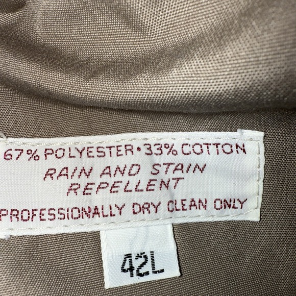 Vintage Austin Reed Trenchcoat Removeable Lining 42 L Beige‎ Regent Street Read - Picture 12 of 13